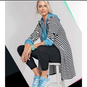 CAbi #5851 Byline Striped Blazer Jacket